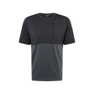 KILLTEC Funkční tričko 'EJBY'  černý melír / šedý melír