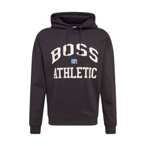 BOSS Casual Sweatshirt 'Safa Russell Athletic'  černá / bílá / modrá / červená