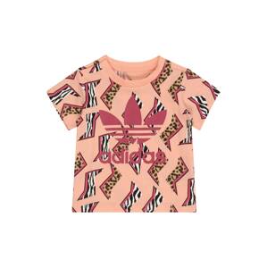 ADIDAS ORIGINALS Tričko  pudrová / pitaya / bílá / černá / hnědá