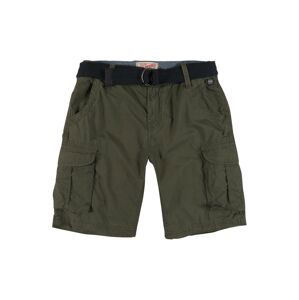 Petrol Industries Kalhoty 'Cargo'  khaki / černá