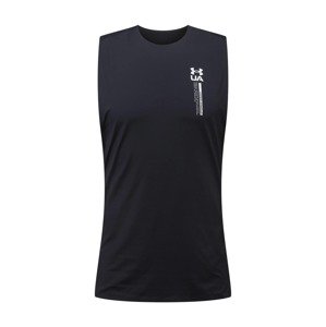 UNDER ARMOUR Funkční tričko  černá / bílá