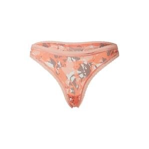 Calvin Klein Underwear Tanga  růže / bílá / pudrová / růžová