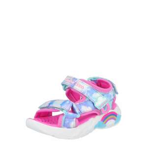 SKECHERS Sandale 'Rainbow'  bílá / pink / modrá