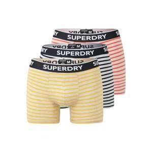 Superdry Boxerky  žlutá / námořnická modř / oranžově červená / světle šedá