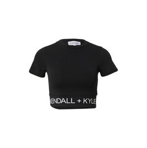 KENDALL + KYLIE Shirt  černá / bílá