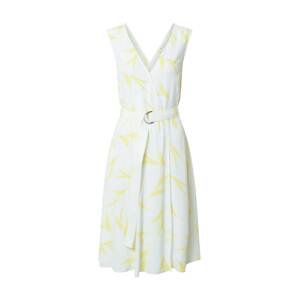 Calvin Klein Letní šaty  bílá / žlutá
