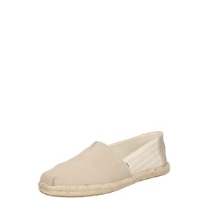 TOMS Espadrilky  béžová / krémová