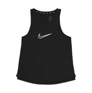 NIKE Sportovní top 'Trophy'  černá / bílá