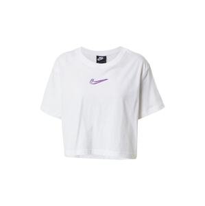 Nike Sportswear Tričko  bílá / modrá / pink