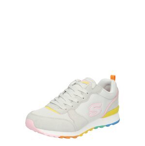 SKECHERS Tenisky  offwhite / oranžová / růžová / režná / nebeská modř