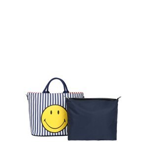STEFFEN SCHRAUT Nákupní taška 'SMILEY NYC SHOPPER'  modrá / červená