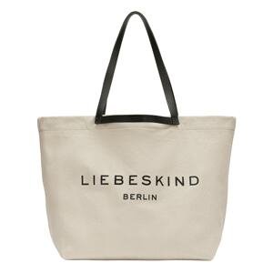 Liebeskind Berlin Nákupní taška 'Aurora'  černá / béžová