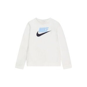 Nike Sportswear Mikina  bílá / modrá / černá