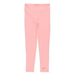 NIKE Sportovní kalhoty  růžová / hořčicová