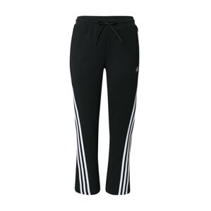 ADIDAS PERFORMANCE Sportovní kalhoty  černá / bílá