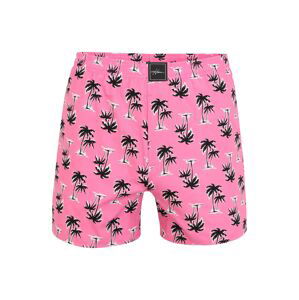 HOLLISTER Boxerky  pink / černá / bílá