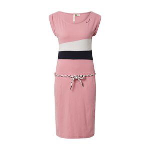 Ragwear Letní šaty 'Taraya'  černá / bílá / růžová