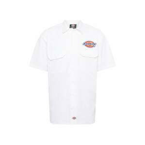 DICKIES Košile 'CLINTONDALE'  bílá / královská modrá / červená