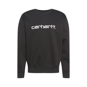 Carhartt WIP Mikina  bílá / černá