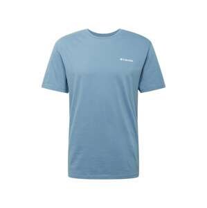 COLUMBIA Funkční tričko  kouřově modrá / bílá / tmavě modrá