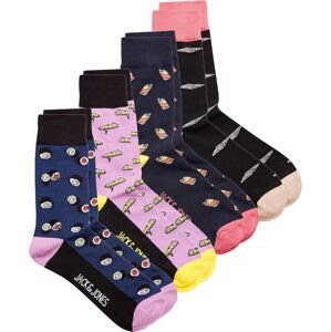 Jack & Jones Junior Ponožky  světle růžová / černá / tmavě modrá