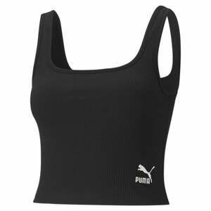 PUMA Top 'Classics Rib Bralette'  černá