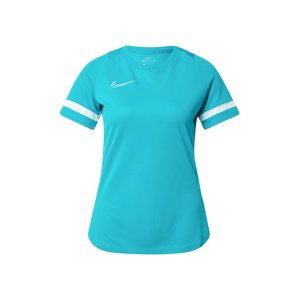 NIKE Funkční tričko  aqua modrá / bílá
