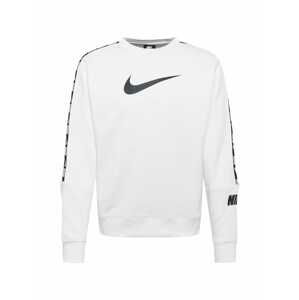 Nike Sportswear Mikina 'REPEAT'  bílá / černá