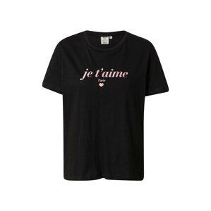 OVS Shirt 'SAN VALENTINO'  černá / pink