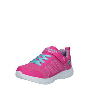 SKECHERS Tenisky  pink / tyrkysová / světle šedá