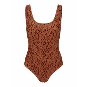 VERO MODA Swimsuit 'Madison'  tmavě hnědá / černá