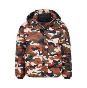 Urban Classics Zimní bunda ' Boyfriend Camo'  mix barev