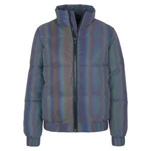 Urban Classics Jacke 'Iridescent Reflectiv Puffer Jacket '  stříbrná