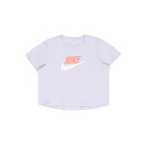 Nike Sportswear Tričko  fialová / korálová / bílá