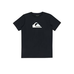 QUIKSILVER Tričko  noční modrá / bílá / světlemodrá