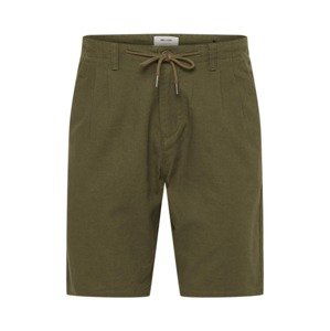 Only & Sons Kalhoty se sklady v pase 'ONSLEO SHORTS LINEN'  hnědá