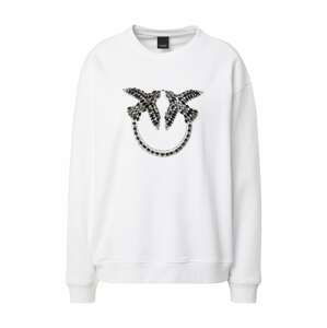 PINKO Sweatshirt 'NELLY'  bílá / černá