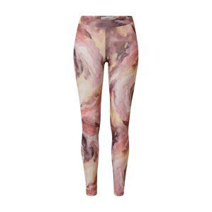 Moves Leggings 'Mista'  růže / šeříková / pastelově oranžová / bílá / pink