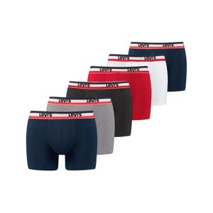 LEVI'S Boxerky  světle šedá / červená / černá / bílá