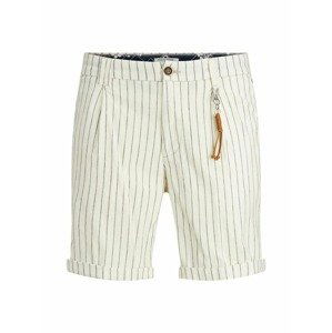 JACK & JONES Chino kalhoty  tmavě modrá / bílá