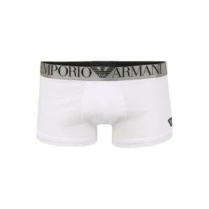 Emporio Armani Boxerky  bílá / černá / stříbrně šedá