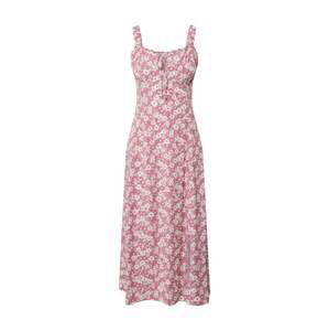 EDITED Letní šaty 'Paloma'  světle růžová / bílá