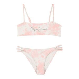 Pepe Jeans Bikiny 'LAILA'  pink / bílá / stříbrná