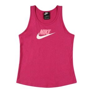 Nike Sportswear Tričko  malinová / světle růžová / bílá