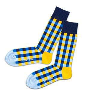 DillySocks Ponožky  azurová / královská modrá / tmavě modrá / limone