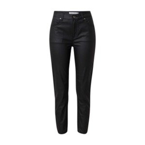 NU-IN Džíny 'High Rise Coated Skinny Jeans'  černá