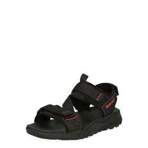 TIMBERLAND Sandály 'Ripcord 2 Strap'  černá / oranžová