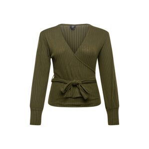 River Island Plus Pullover  'SWAN WRAP COSY'  khaki