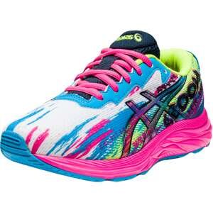 ASICS Sportovní boty 'Gel Noosa 13'  bílá / pink / modrá / svítivě zelená / černá