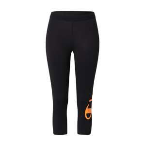 Champion Authentic Athletic Apparel Sportovní kalhoty  černá / oranžová